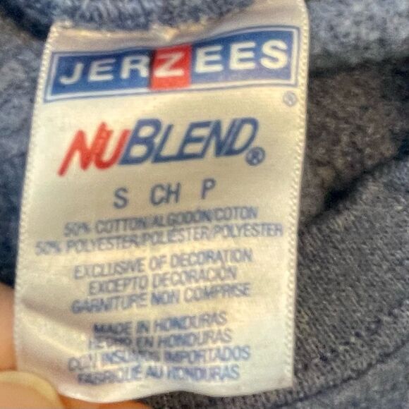 Carolina Beach North Carolina Graphic Sweatshirt Outer Bank Heather Blue Jerzees - Picture 4 of 6